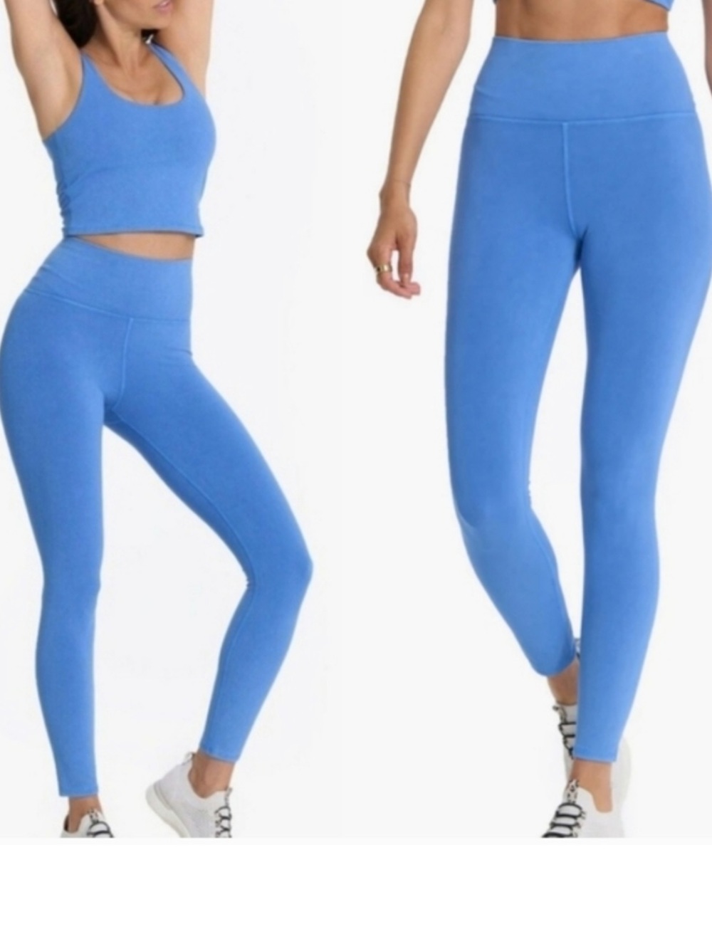 Vuori Washed Studio Legging Washed Cerulean Blue Ladies Small